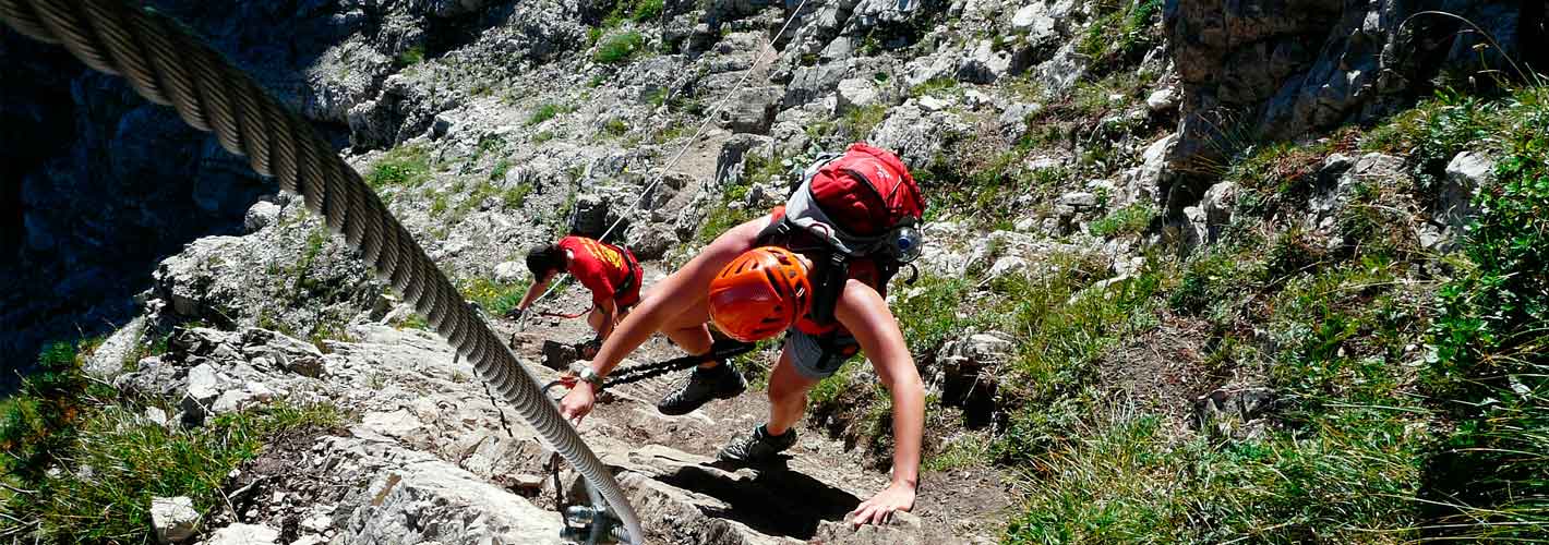 via ferrata en cataluña, por costa brava parc aventura
