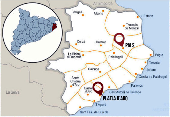 mapa parcs