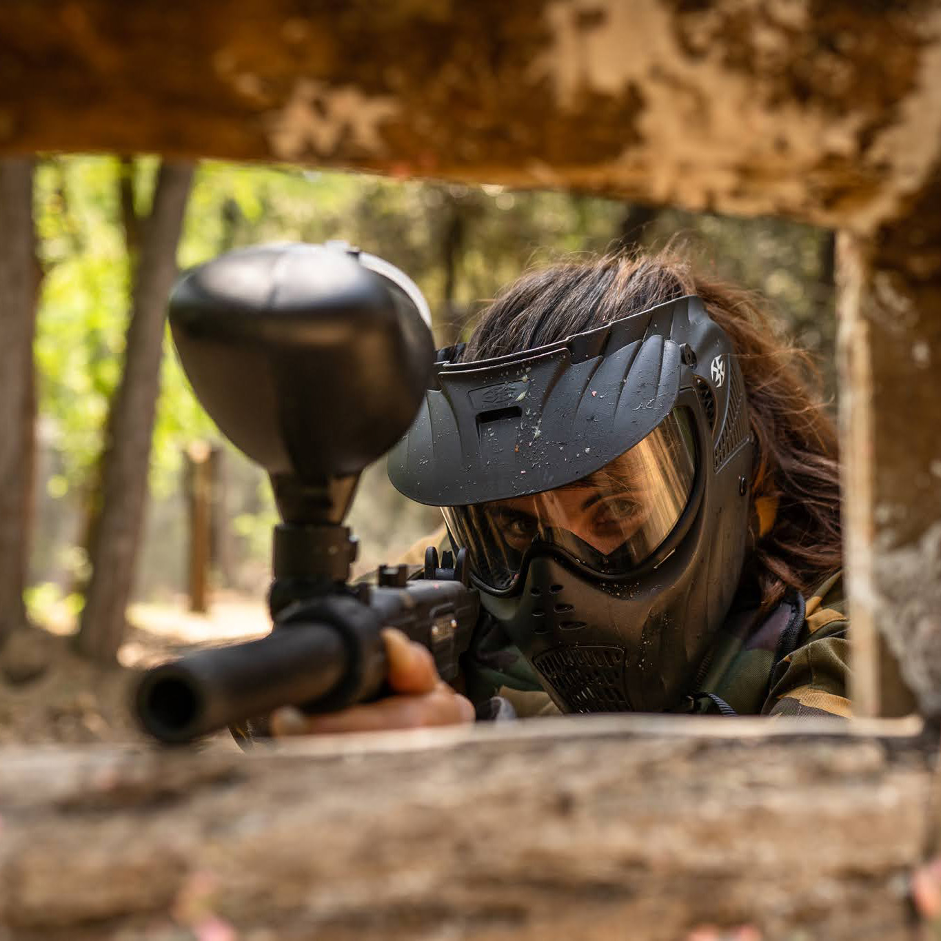 Jugador de paintball